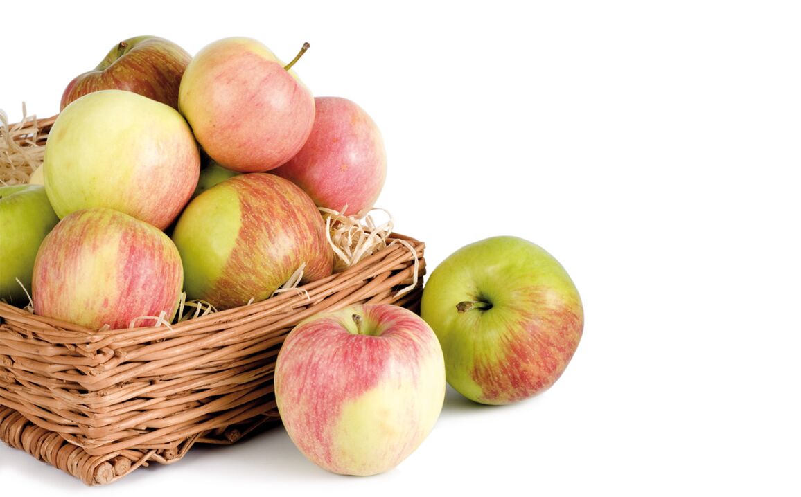 Äppel - e gëeegent Produkt fir Fasten Deeg